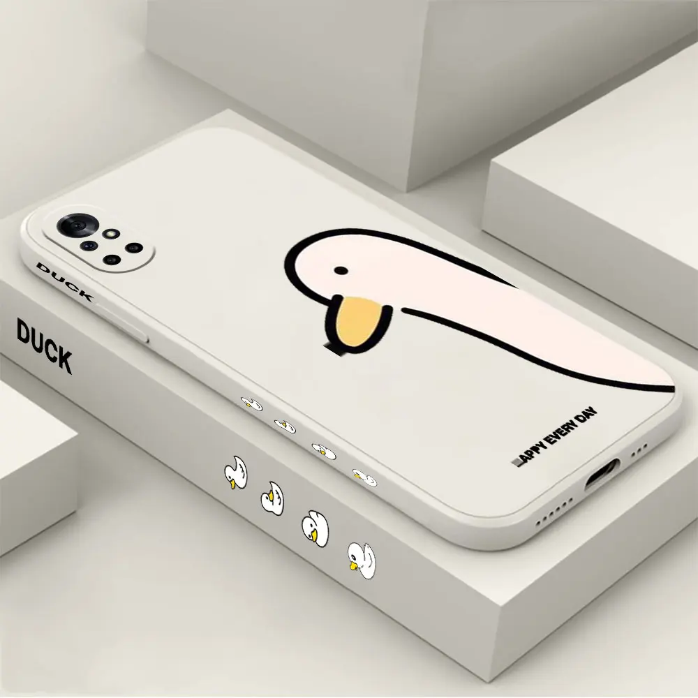 

Funny Doubt Duck Phone Case For Huawei NOVA 10 10SE 9SE 8 8SE 7 7SE 6 6SE 5 5I 4 3 3I 2 2S PRO PLUS 4G 5G Cover Funda Cqoue Capa