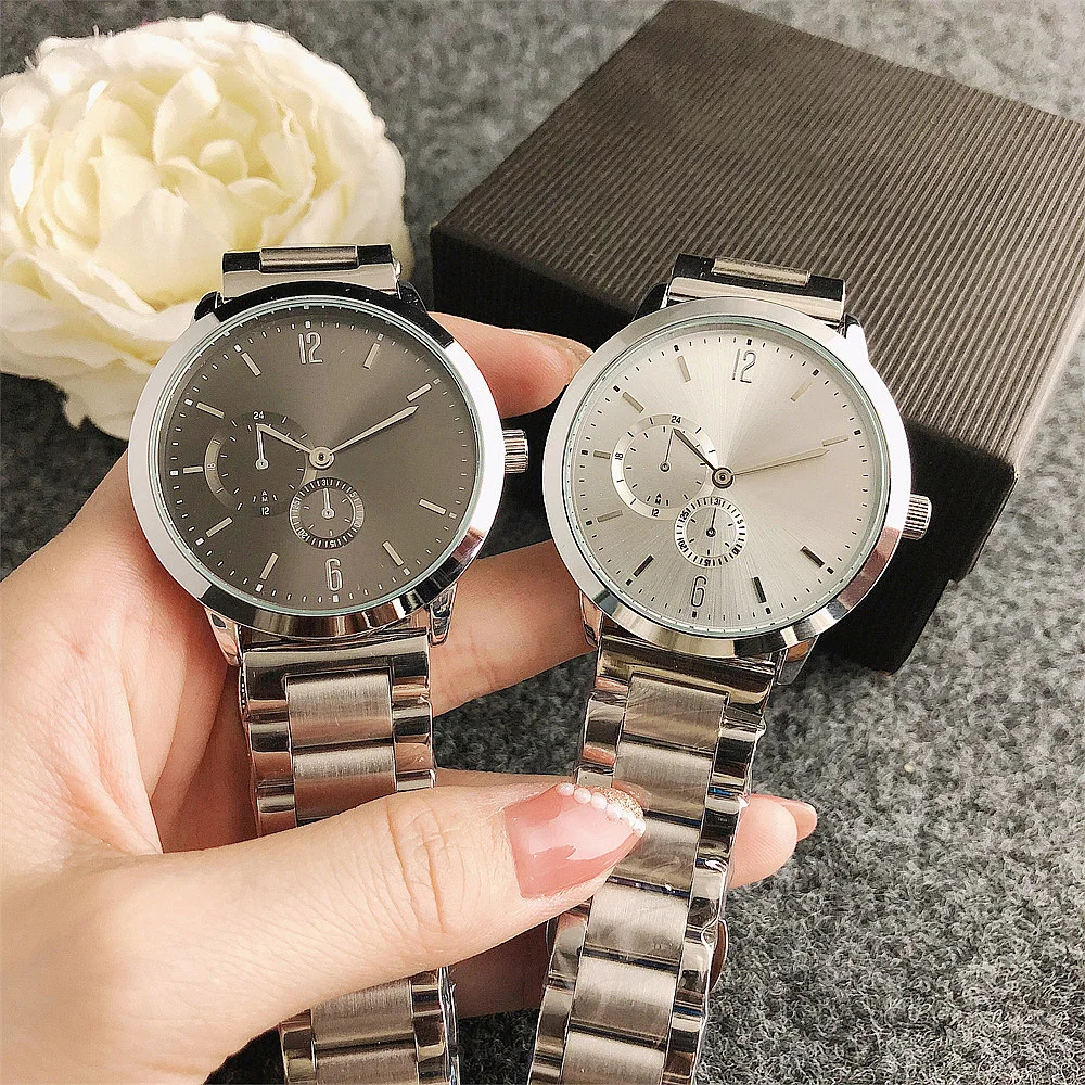 2022 New Women Watch Fashion Luxury Simple Steel Band Watch Casual Big dial Quartz Watch Couples Clock Hot Sale enlarge
