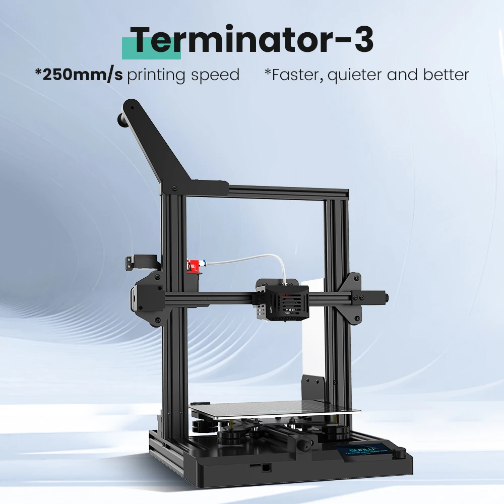 

SUNLU Terminator 3 Mini 3D Printer 220 x 220 x 250 mm Suitable PLA/ABS/PETG Auto Leveling 32 Bit Quiet Printing Motherboard