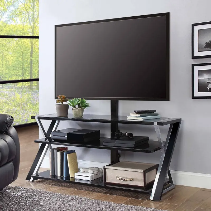 

Xavier 3-in-1 Television Stand for TVs to 70", Black