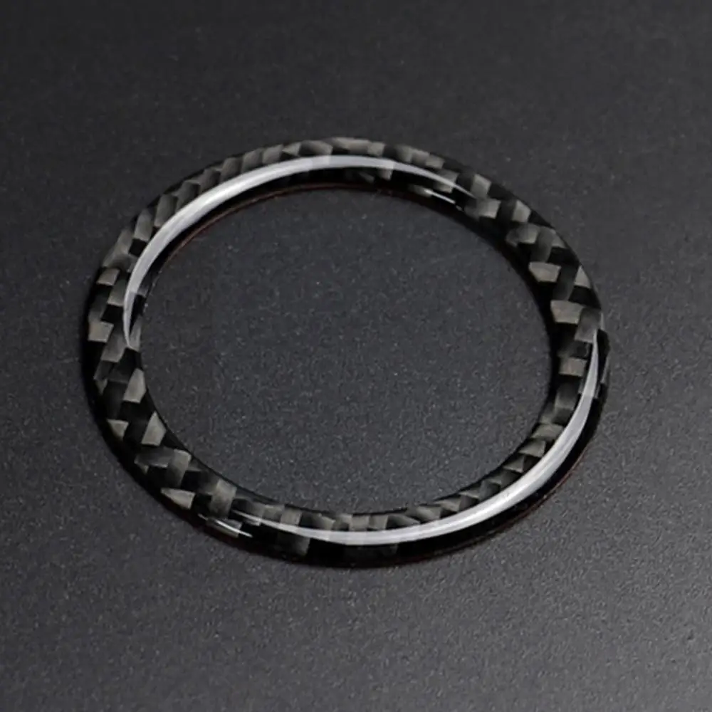 

Автомобильный старт-стоп внутреннее украшение круглая крышка автомобильный Стайлинг для Mercedes C E класс W205 Glc кольцо из углеродного волокна ...