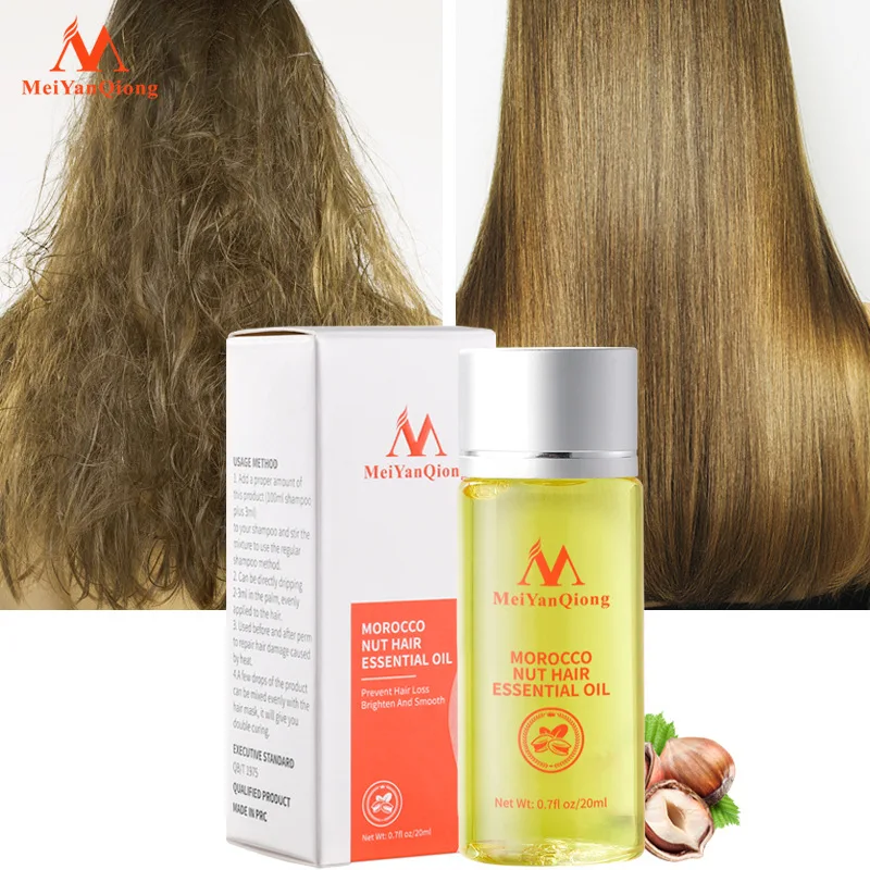 

Hair Growth Essence Oil Repair Dry Frizz Soften Smooth Hair Improve Loss Oil Prevent Baldness Shine Nourishing Scalp Treatment