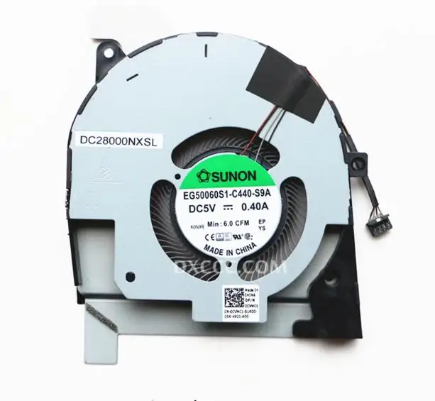 CPU Cooling Fan For DELL Latitude 5501 Precision 3541 EG50060S1-C440-S9A DC28000NXSL DC28000NXFL DFS5K12304363P FL3A 0CVMC1