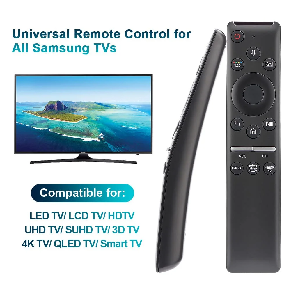 Фото Голосовое дистанционное управление BN59-01330B 01312B для Samsung Smart TV LED QLED 4K 8K UHD HDR с Netflix, Prime Video, кнопка ТВ Rakuten №4