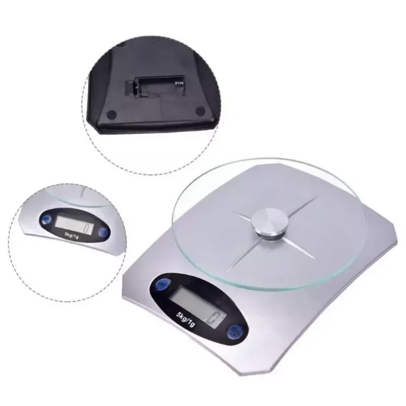 

Portable 5kg/1g Portable Digital Scale LED Electronic Scales Postal Food Measuring Weight Kitchen LED Electronic Scales