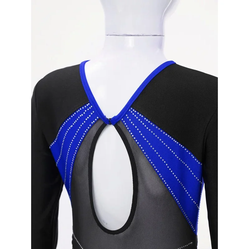 Детский балетный трико для девочек фигурное катание акробатика гимнастический