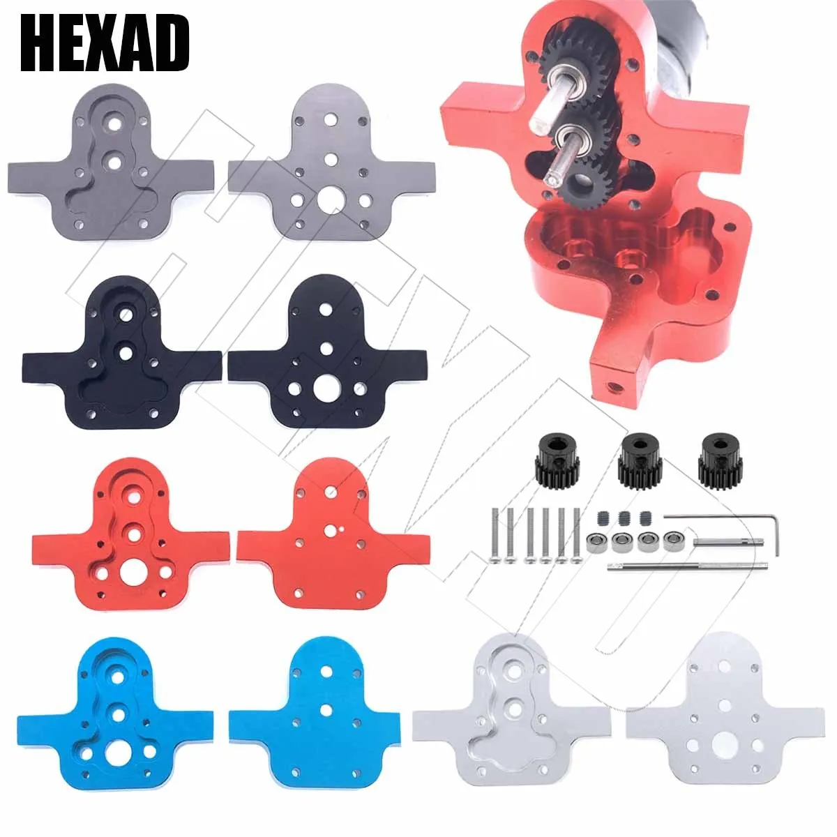 1 комплект цельнометаллической коробки передач без двигателя WPL 1/16 B14 B16 B24 B36 C14 C24