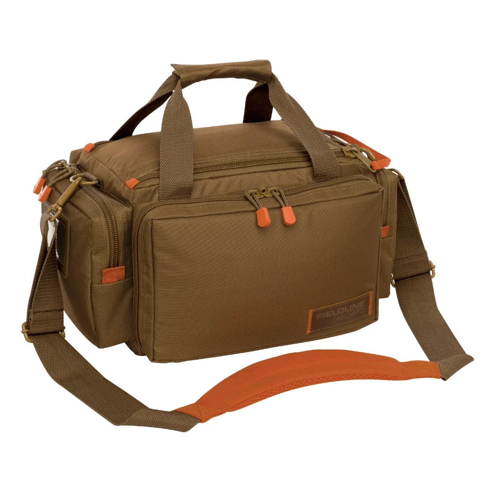 

Fieldline Pro Series Deluxe Range Bag, Desert Clay Large, Brown, Ammo Gun Case, 4 Piece, Pouch