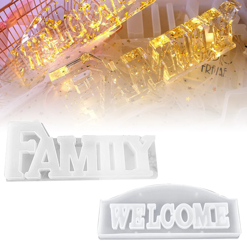 DIY знак световой короб силиконовая форма мебель орнамент эпоксидная смола