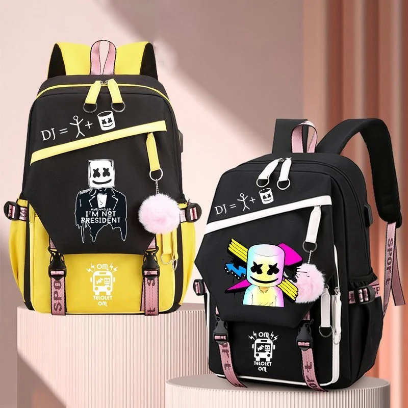 Дышащая сетка с USB разъем 3 5 мм черный синий розовый белый желтый Marshmello детские