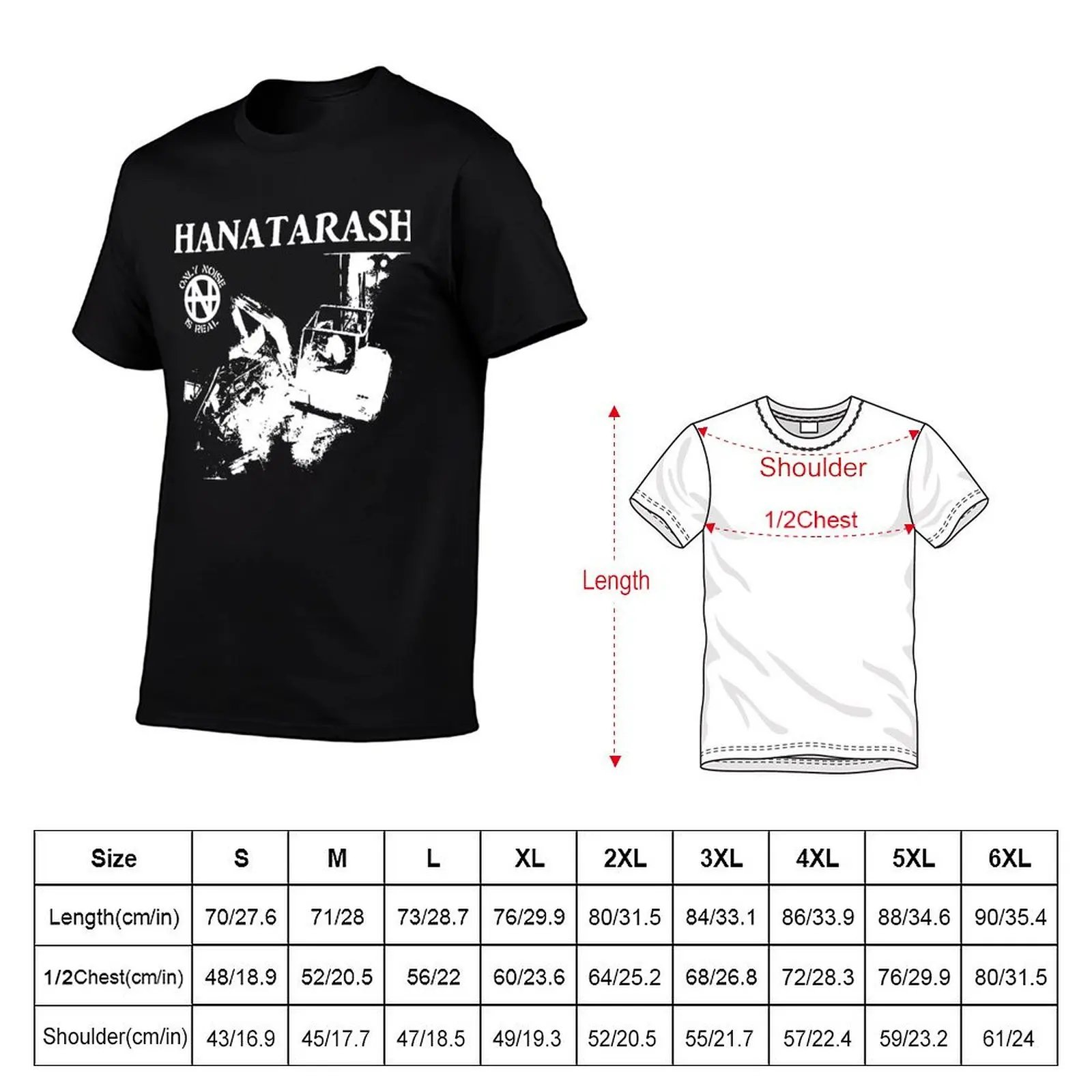 Футболка HANATARASH для фанатов, дышащая, для работы и повседневной носки (art.: 3920dbeb45cad) - 3920dbeb45cad