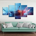 5 шт. HD Настенная картина Танк Картина на холсте для гостиной Декор украшение дома ПЕЧАТЬ Плакаты