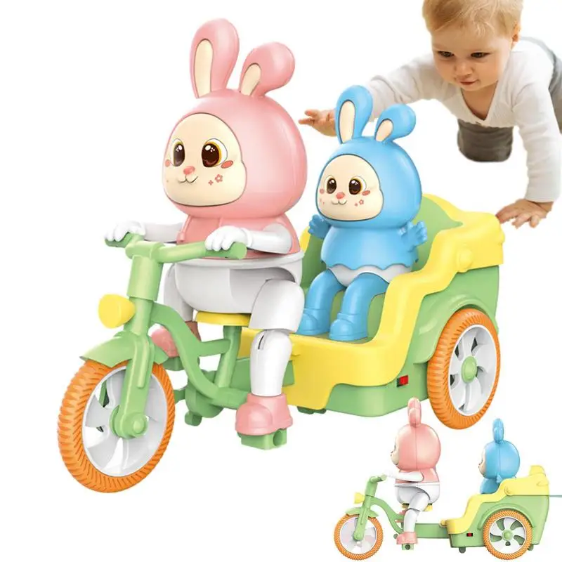 

Simulational Electric Rabbit Tricycle Toy Interactive Rabbit Tricycle Toys For Kids Rabbit Electronic Interactive Toy Birthday