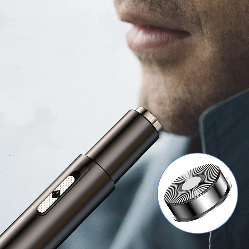 Обновленный электрический триммер для бритья носа и ушей безопасный уход за