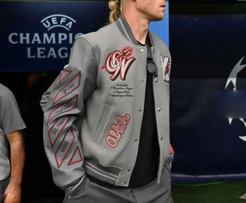 Винтажная университетская бейсбольная куртка мужская лоскутная из