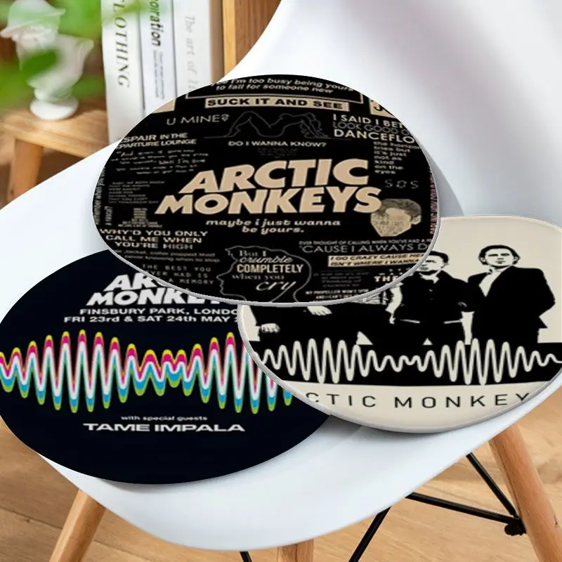 

Arctic Monkeys Classic Four Seasons Stool Pad Patio Home Kitchen Office Chair Seat Cushion Pads Sofa Seat 40x40cm Seat Mat