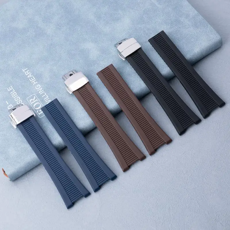 Ремешок SCHIK 25x13 мм из натуральной резины для Patek ремешок наручных часов Philips Nautilus