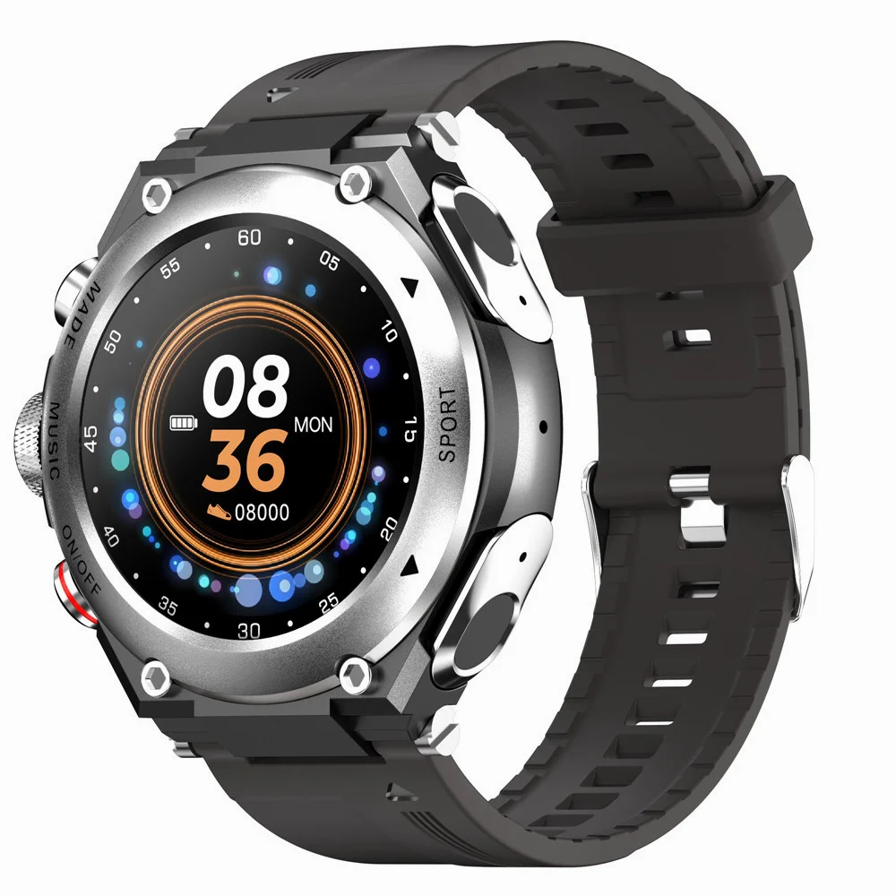 

New Arrivals Man Watch Men Smartwatch Bluetooth Earphone Call Play Music Waterproof Sport For Android IOS Recommend Wearable