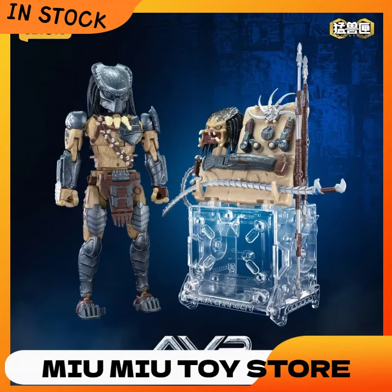 Фото 52TOYS Wolf Predator Beastbox Infinite Series IB 17 AVP Requiem Деформируемая фигурка-трансформер для взрослых коллекционеров №1
