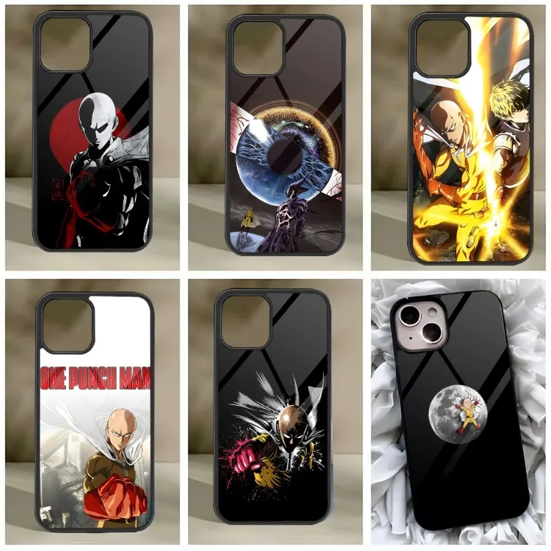 

Anime One Punch Man Phone Case PC+TPU For Iphone Apple 12 Pro Max 14 13 11 Mini 6S 7 8 Plus X Xs XR 2020 Shockproof Back Cover