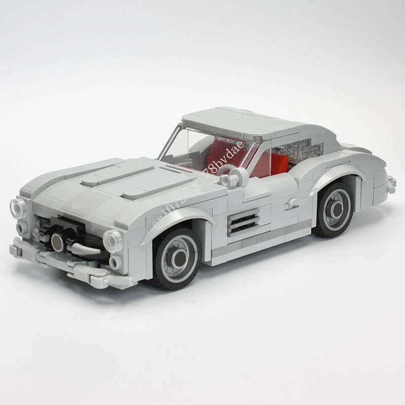 

370PCS MOC Speed Champions 300 SL Gullwing SportsCar Model Building Blocks Technology Bricks DIY Creative Assembly Kids Toy Gift