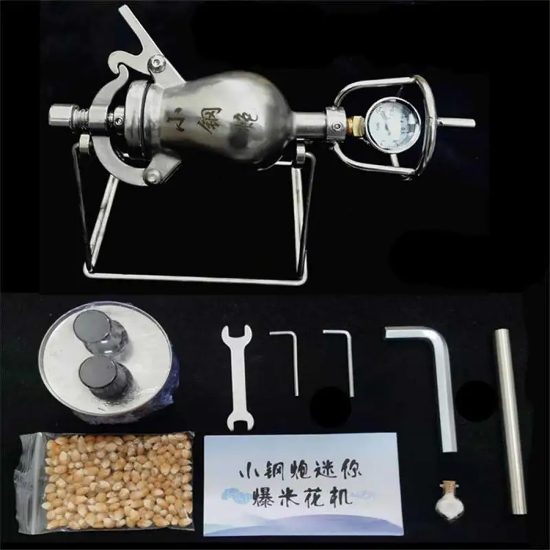 

Mini Popcorn Machine Cosmos Bag Mini Manual Household Old Fashioned Kitchen Tool Set Manual Popcorn Machine Stainless Steel
