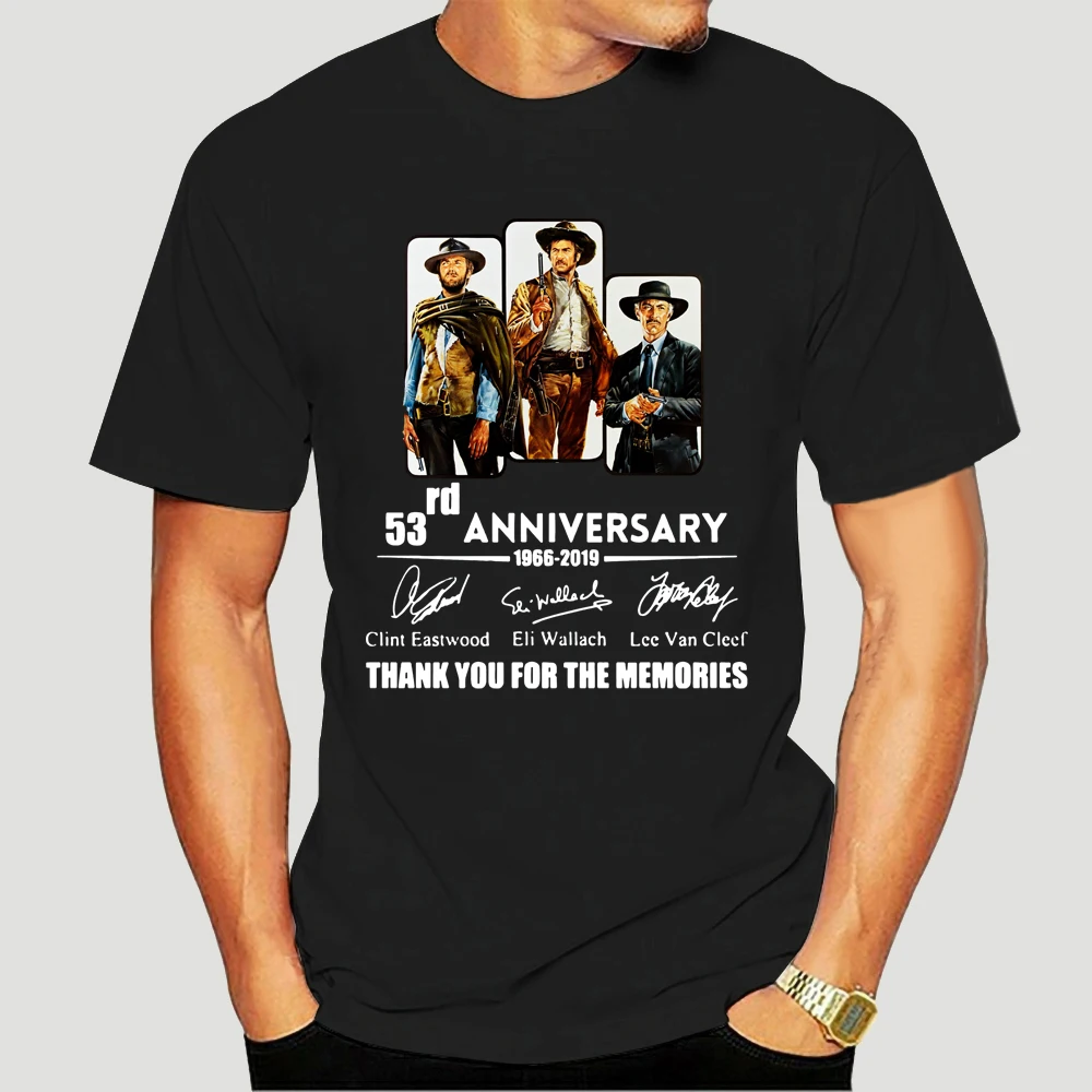 

THE GOOD THE BAD and THE UGLY 53rd Anniversary 1966 2019 T-Shirt Black Men-Women 2594X
