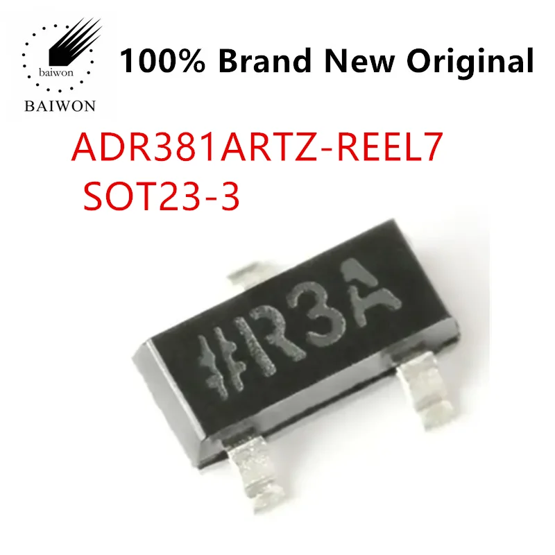 

10PCS 100% Original IC ADR381ARTZ-REEL7 Precision Low Drift 2.5V Bandgap Reference Voltage SOT23-3