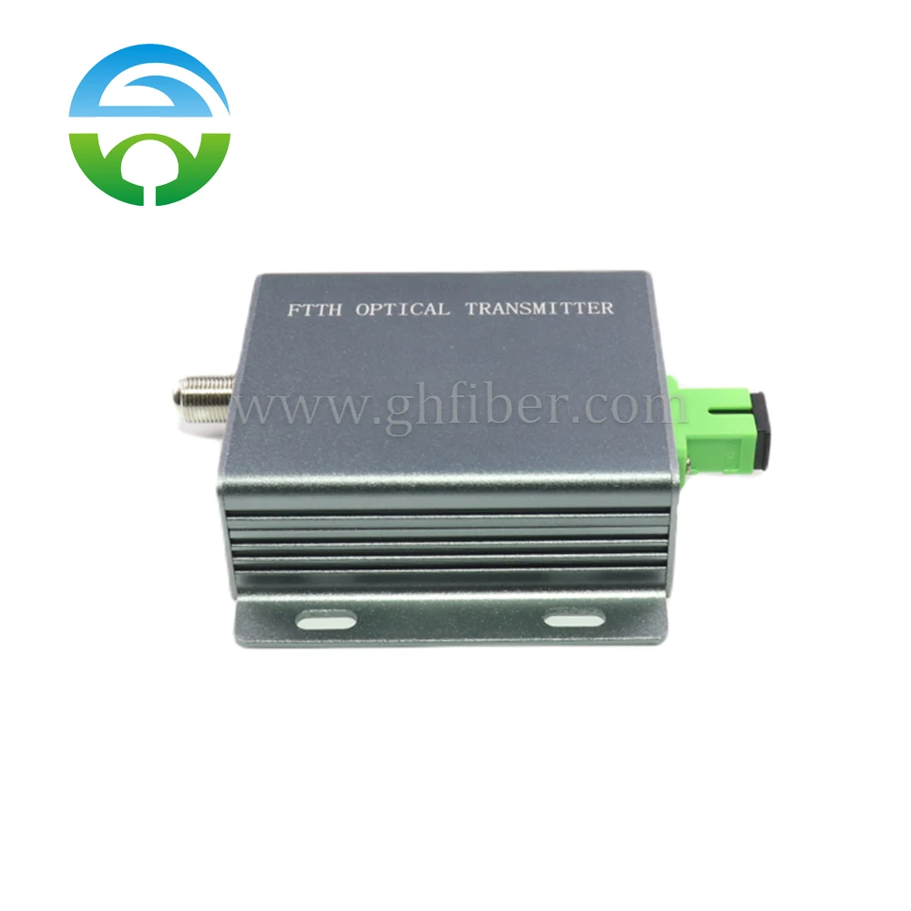 Мини-оптический передатчик CATV + SATV 1550 нм частота 47-2150 МГц одиночный выход мощности