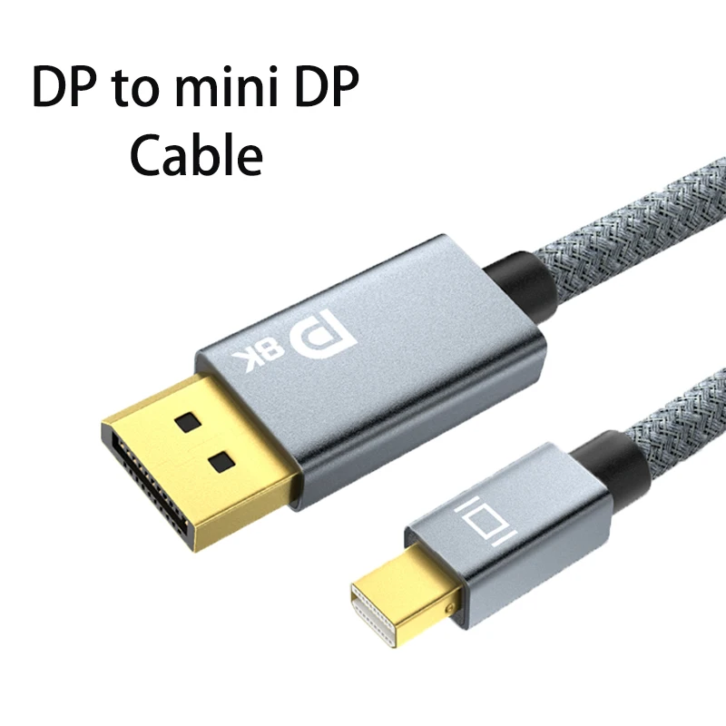

Кабель Thunderbolt 2 Mini DP на 1,4 DP 8K/60HZ 4K/144HZ 32,4 Gbps HD Data Male-Male для настольного ноутбука HD монитора проектора