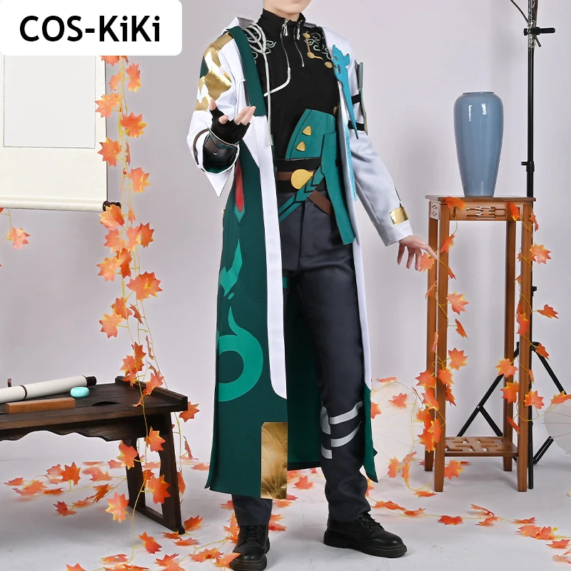 

COS-KiKi Anime Honkai: Star Rail Dan Heng Game Suit Cosplay Costume Gorgeous Handsome Uniform Halloween Party Role Play Outfit