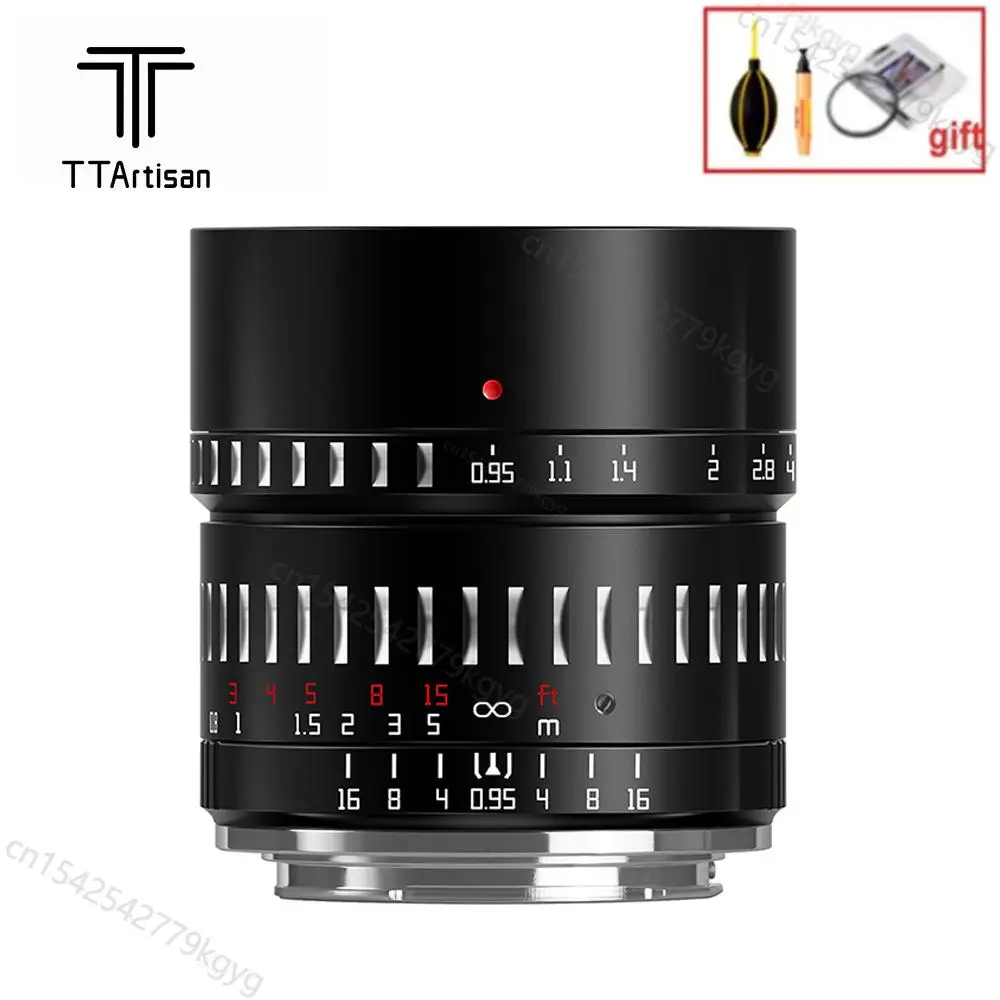 

TTArtisan APS-C 50 мм F0.95 ручная фокусировка объектива камеры для SONY E FUJI X Canon M Leica L Nikon Z Panasonic Olympus M43