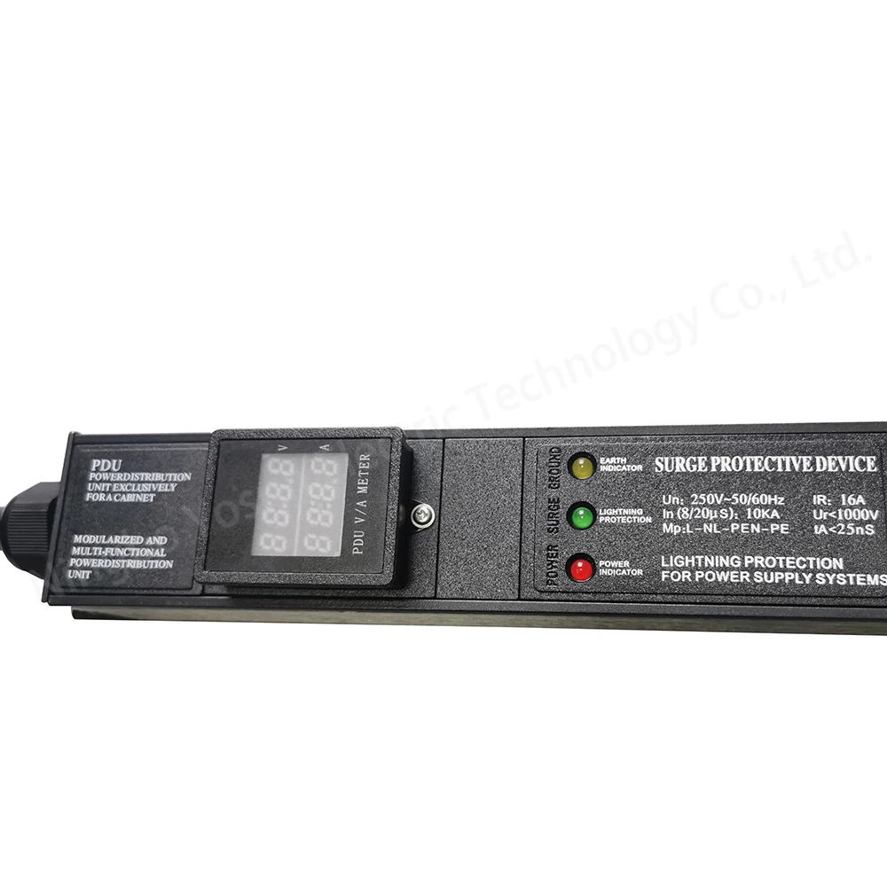 Хорошее качество блок распределения питания корпус из алюминиевого сплава 1U 6