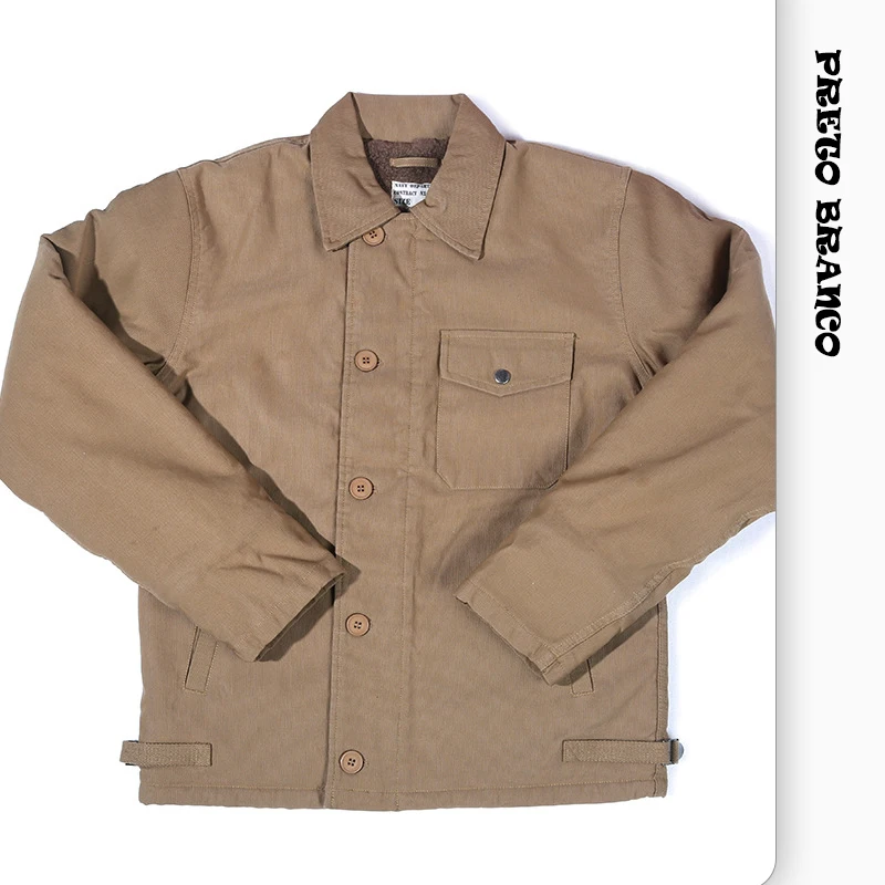 Мужская куртка из хлопка темно-синяя шерсти A2 |