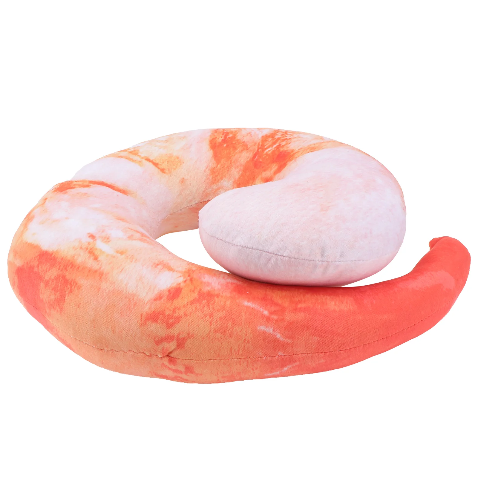 

Shrimp Pillow Toy Plush Neck Animal Stuffed Realistic Cushion Foodtravel