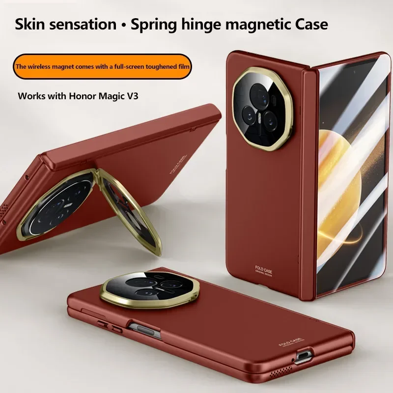 Ультратонкий жесткий пластиковый чехол для ПК Honor Magic V3 Magsafe Wireless Charge магнитный