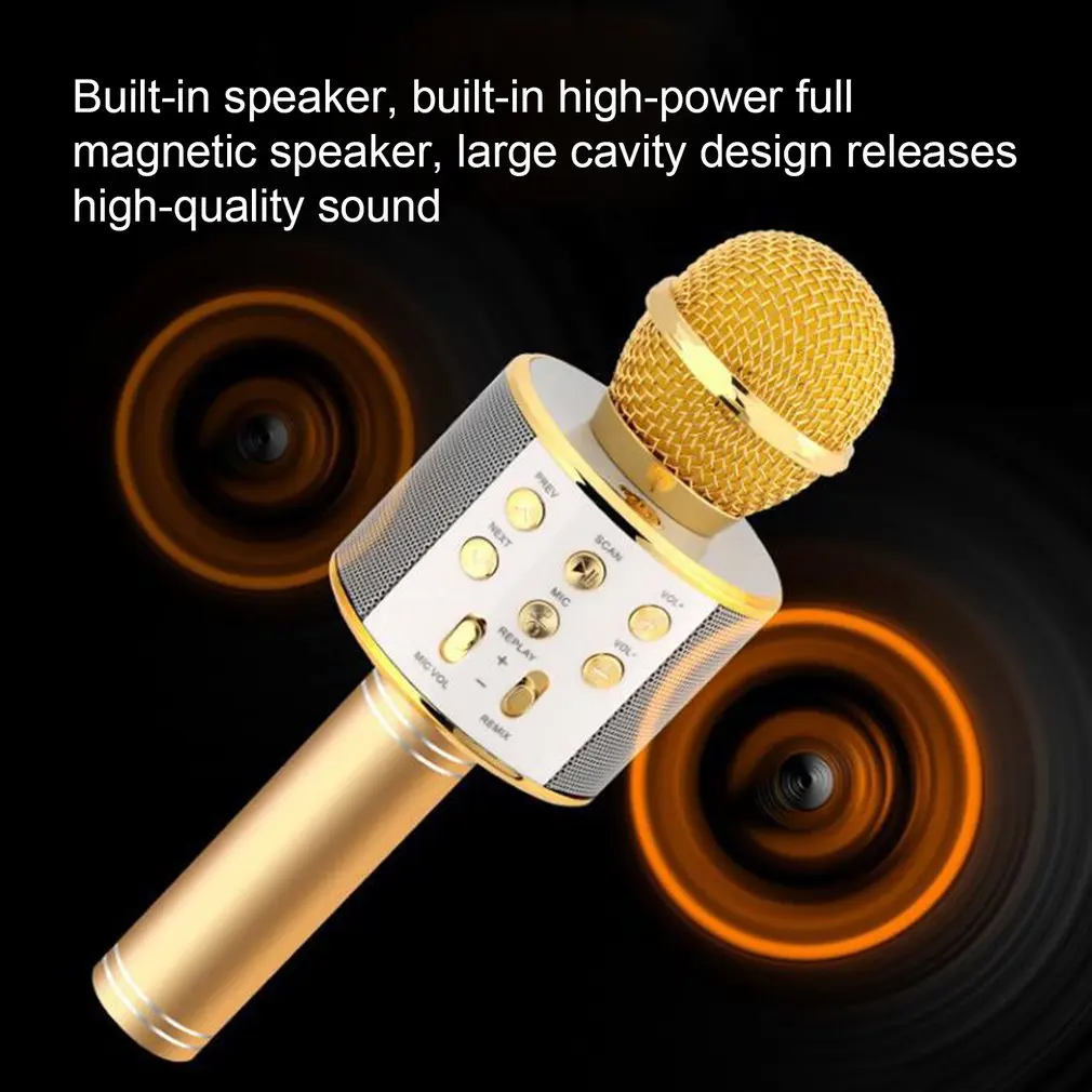 

Hot New Microphone Wireless Professional Condenser Karaoke Mic Stand Radio Mikrofon Studio Recording Stereo Mics Fast Delivery