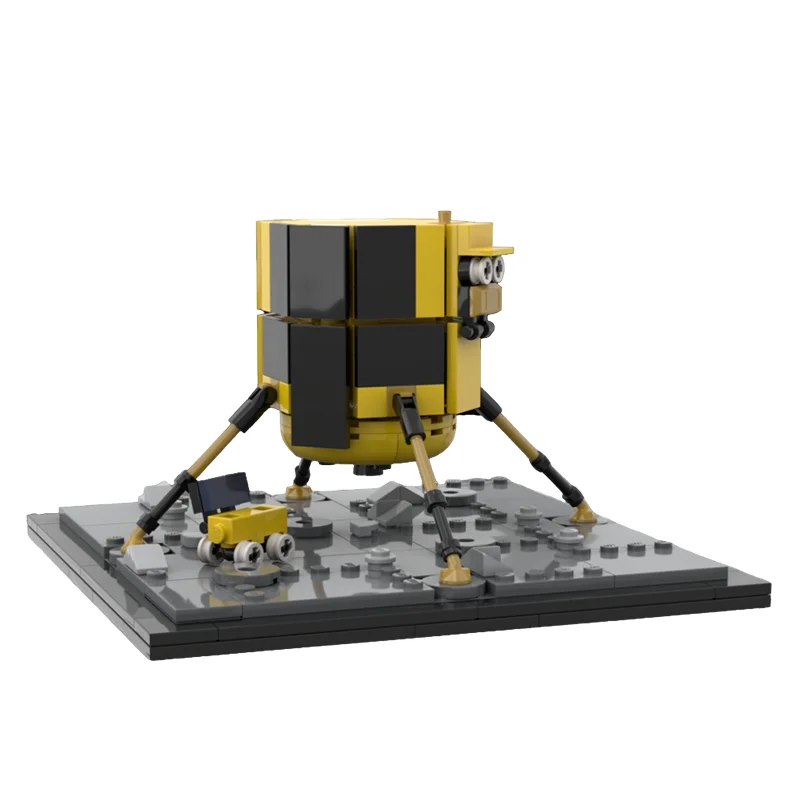 Фото 324 детали MOC Hakuto R Lunar Lander Rashid Tenacious: Конструктор-модель космического аппарата, архитектурная игрушка, подарки на Рождество и День рождения, идеи для самостоятельной сборки №1