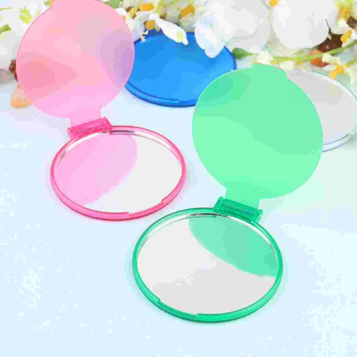 

Mirror Compact Pocket Travel Purse Mini Mirrors Makeup Purses Women Bulk Foldable Round Outdoor Girls Portable Gift