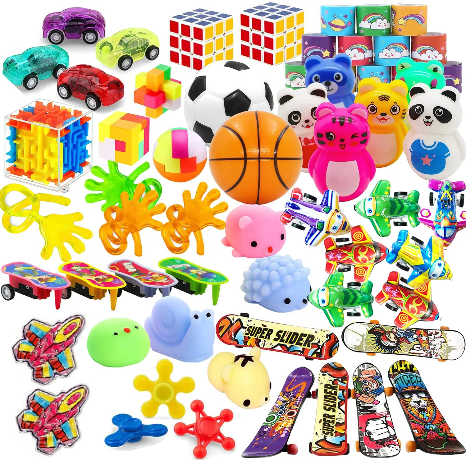 

52 Pcs Kids Birthday Party Favor Football Maze Toys for Pinata Filler Baby Shower Gift Game Goodie Bag Carnival Prizes