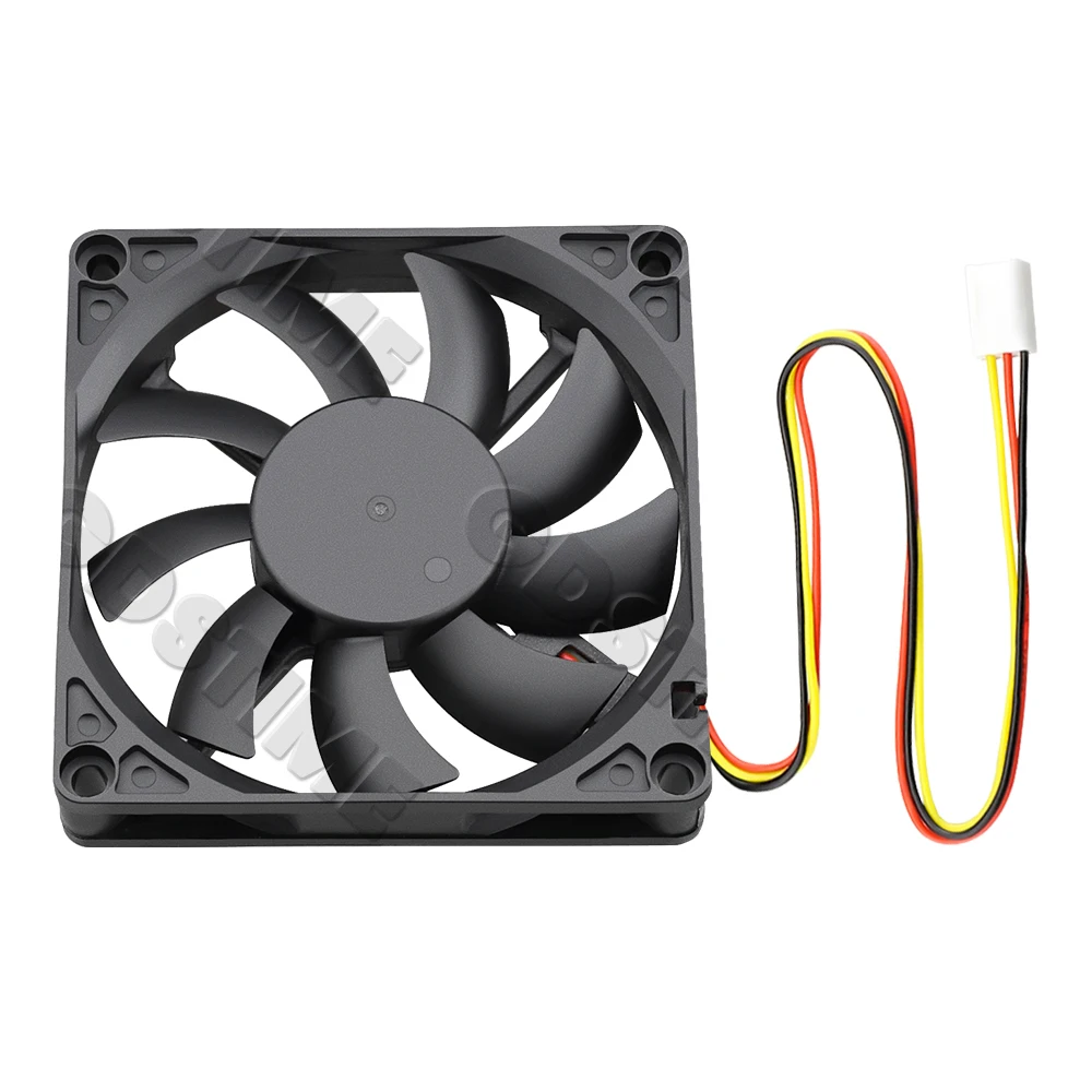 Gdstime 80 мм вентилятор DC 12V Cooler 80MM*15MM бесщеточный вытяжной охлаждения 8025 3PIN FG функция