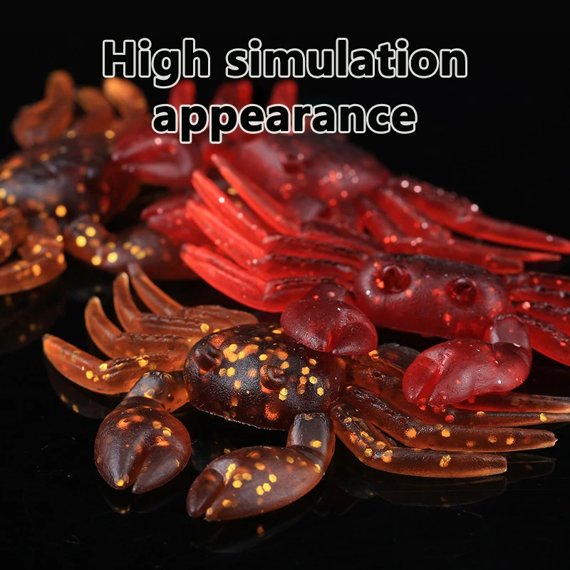 Искусственная Мягкая наживка-краб 8 см/8 г приманка для морской рыбалки дорожная