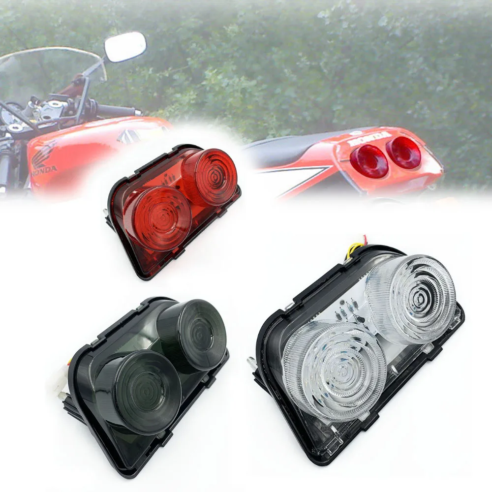Фото Светодиодный задний стоп-сигнал поворота для HONDA CBR250 MC19 MC22 CBR400 NC23 NC29 MC18 NSR250SE MC21 MC28 Встроенная лампа для мотоцикла №2