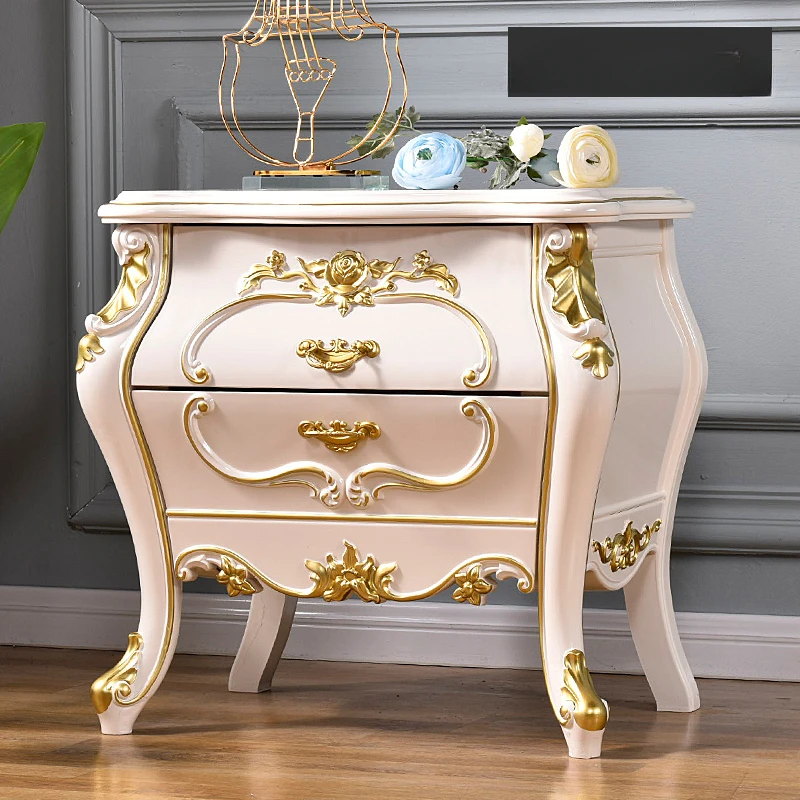 

Minimalist Storage White Nightstand Nordic Aesthetic Side Small Modern Nightstand Storage Wood Mesitas De Noche Furniture