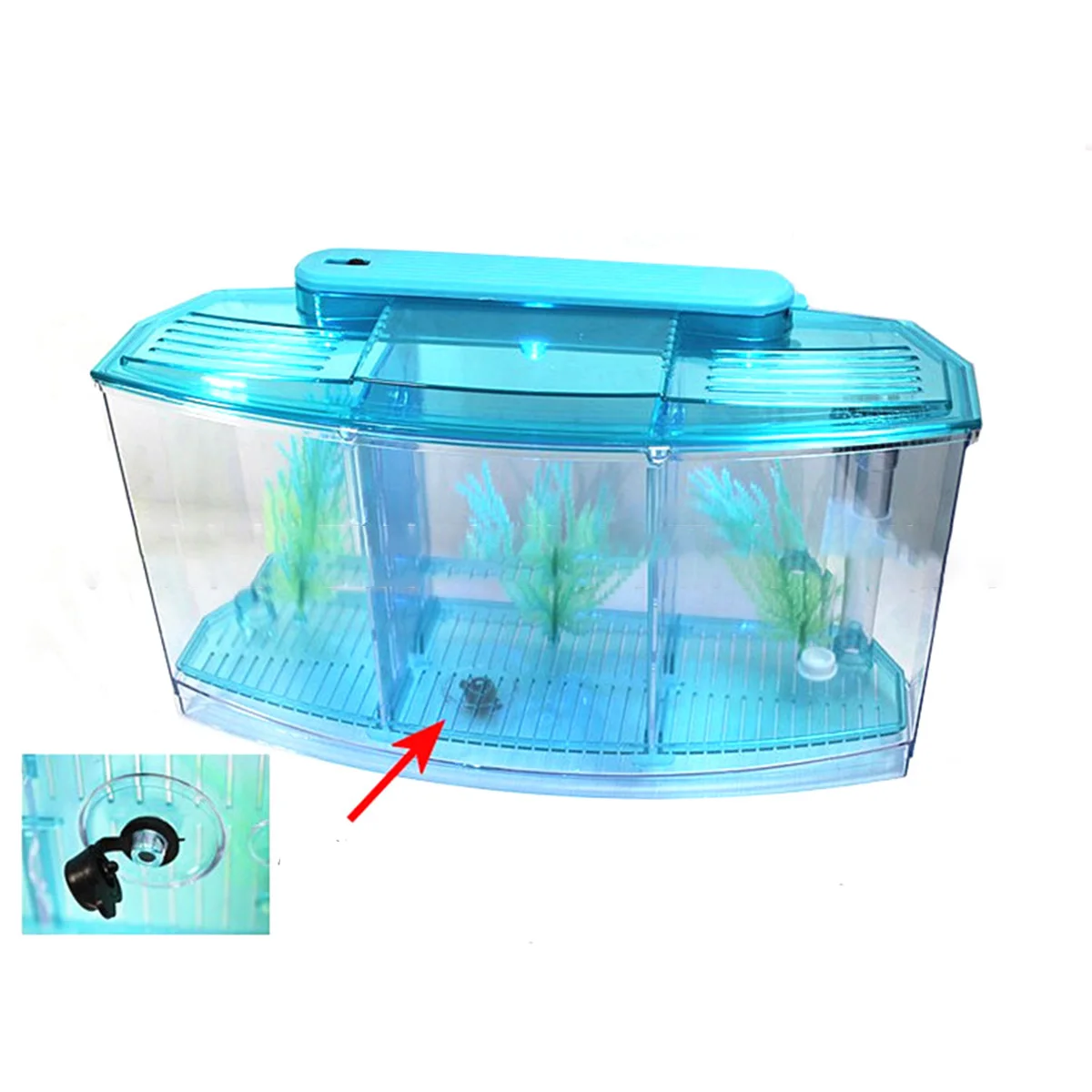 Аквариумный бак Betta Bow акриловый аквариум с 6 светодиодами |