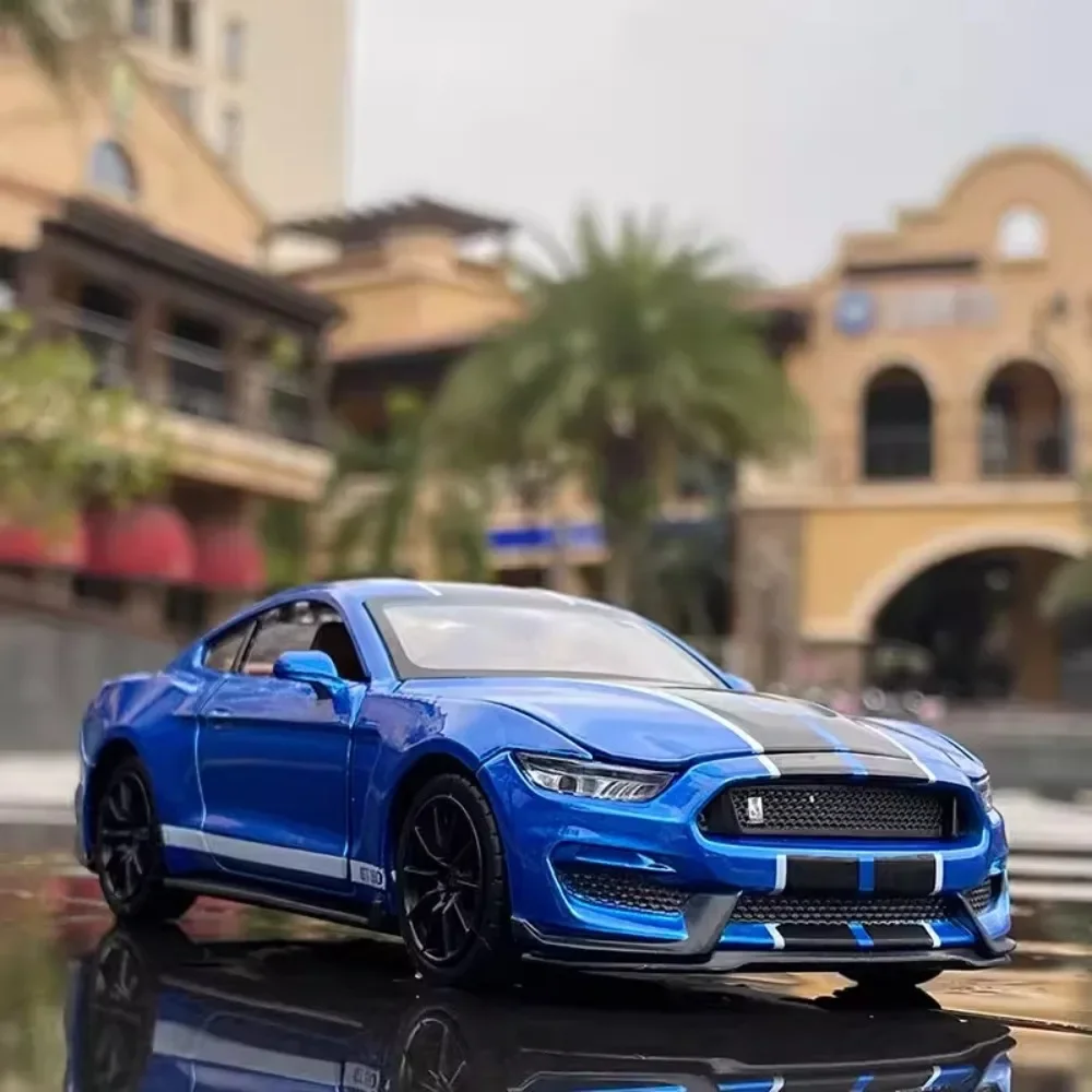 1:32 Ford Mustang Shelby GT350 Легкосплавные автомобильные игрушки Литая под давлением модель
