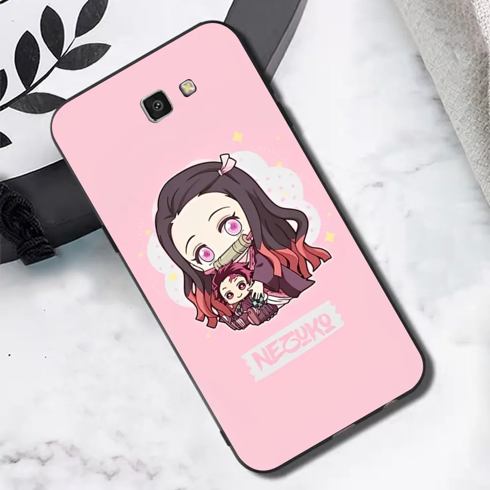 Nezuko Demon Slayer коллаж чехол для телефона Samsung J 7 plus 7core J7 neo J6 prime J4 J5 Mobile Cover