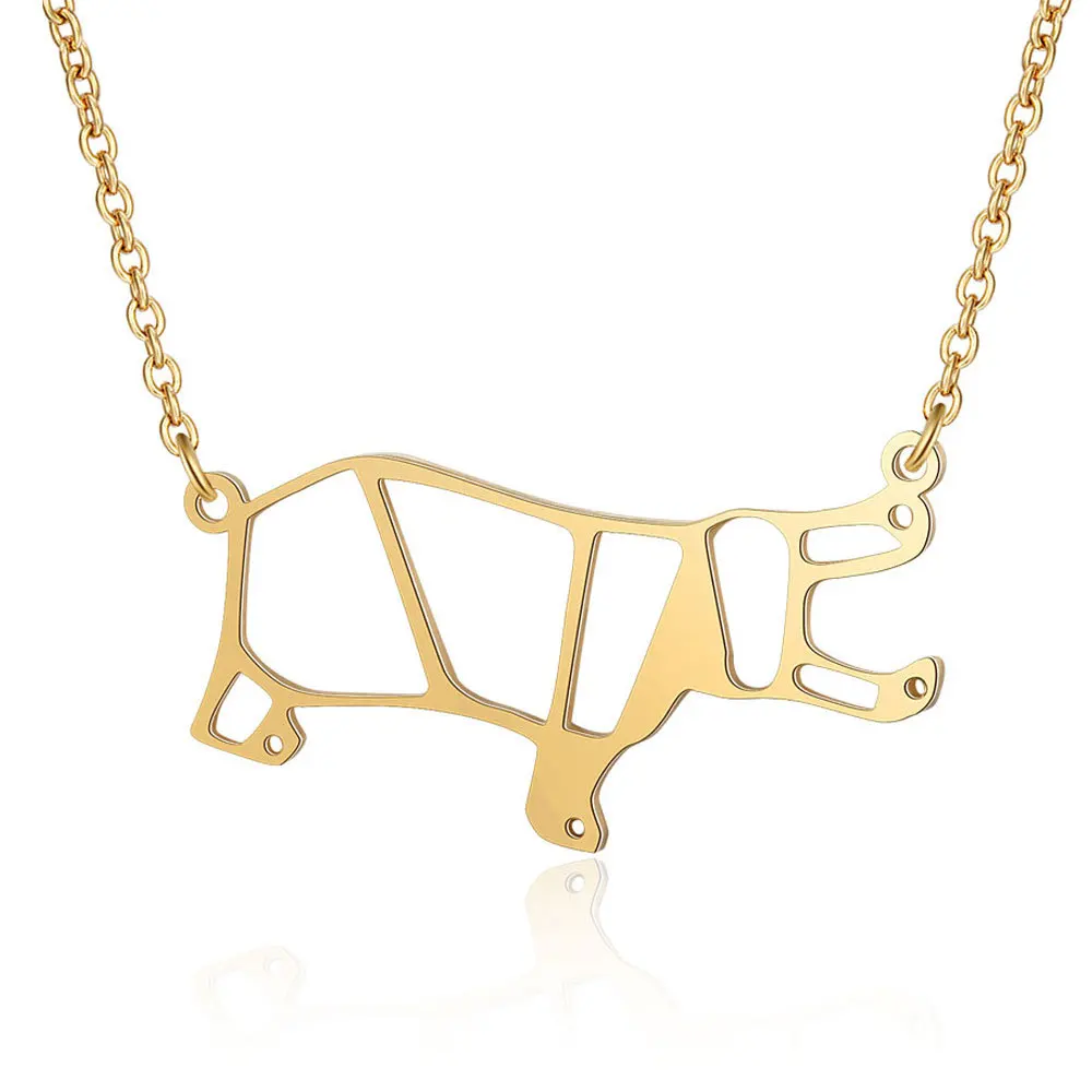 

Hippo Pendant Stainless Steel Necklace Jewelry Accessories Valentine's Party Gifts For Women Wholesale Gift
