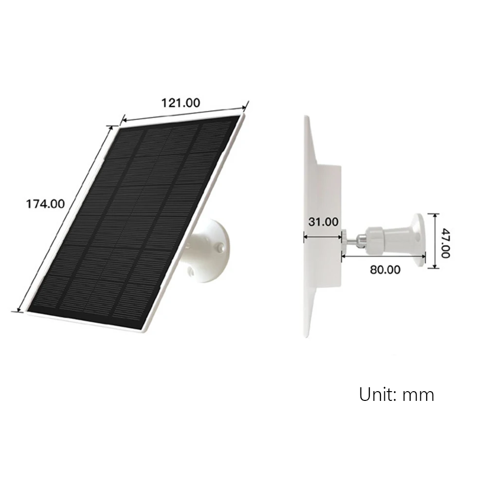 Зарядное устройство для солнечной панели 5 В 10 Вт с портом USB-C и Micro USB 4000 мАч IP65