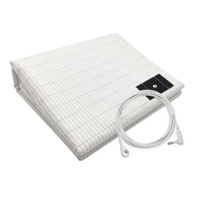 

Мягкий и проводящий заземляющий лист, 95% хлопок и 5% состава серебряного волокна. Улучшает сон. Простота в использовании. 193X203CM/70X200CM.